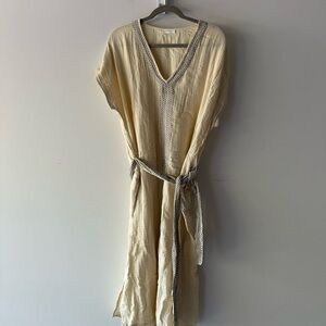 Enfasis El Corte Ingles Linen Tunic Dress with Belt